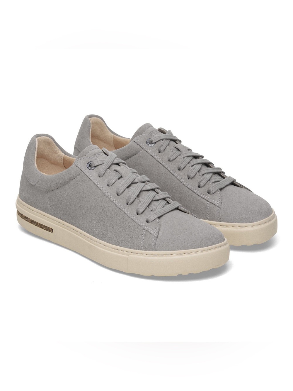 NWT BIRKENSTOCKS Low Suede Leather Sneakers in Stone Coin Color
Size 12-12.5 (45